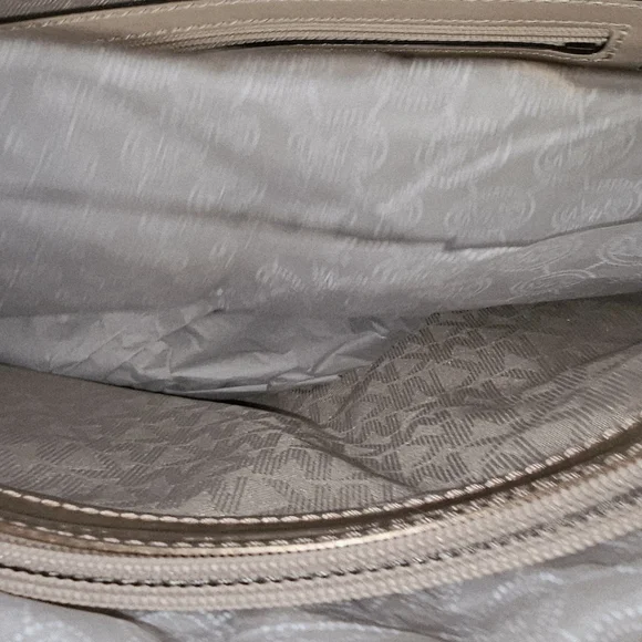 Michael Kors Shiny Bronze Rose Gold Tote - Picture 4 of 8